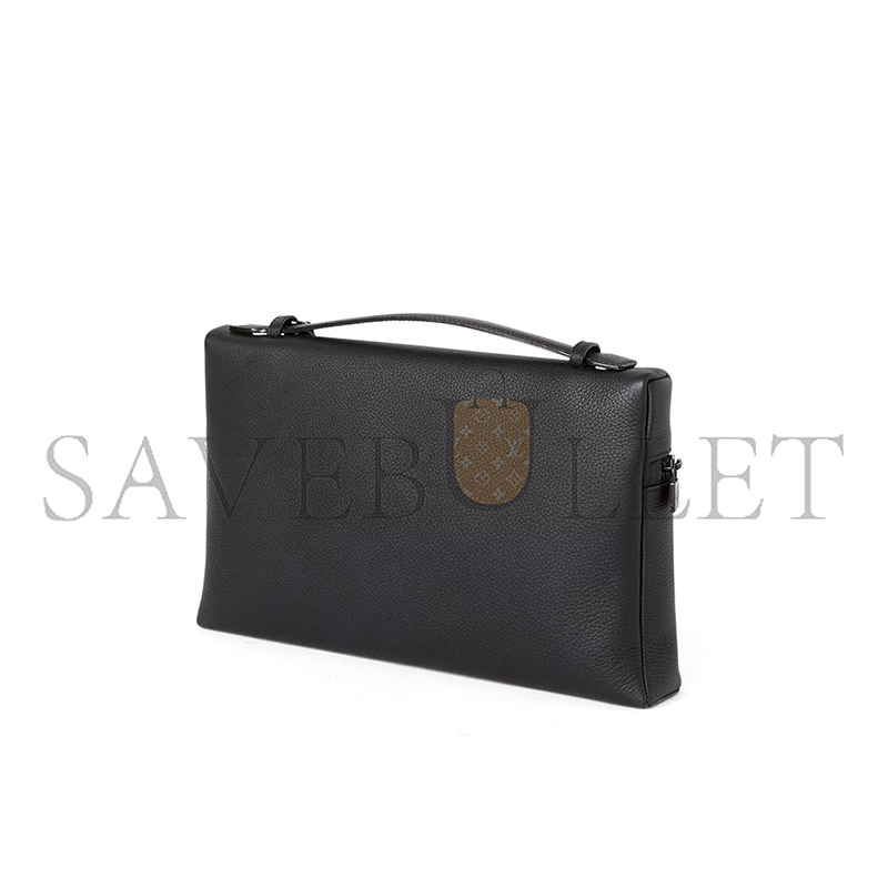 L0r0 P1ana extra pouch l29 grained calfskin fan9085 (29*17*5cm)